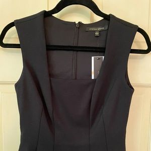 Cynthia Steffe B/W peplum dress